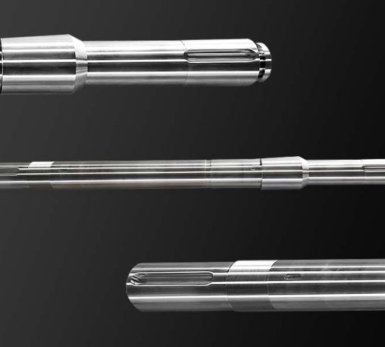 Precision mechanical control shaft in production
