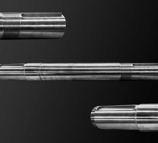 Precision mechanical control shaft in production