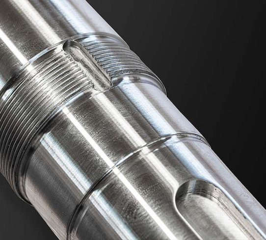 Precision mechanical control shaft in production