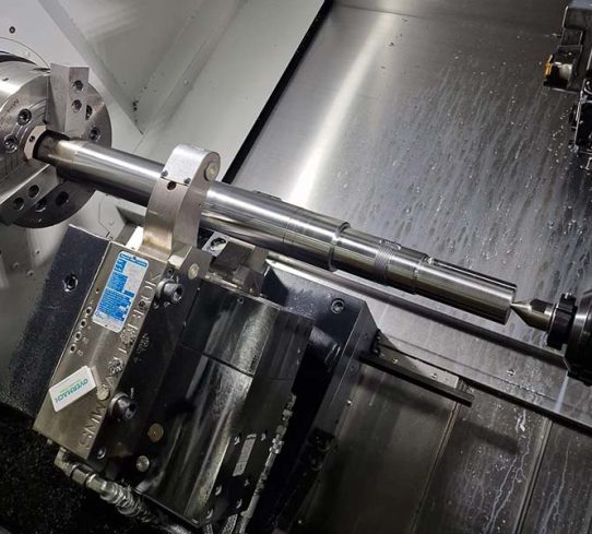 Precision mechanical control shaft in production