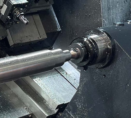 Precision mechanical control shaft in production